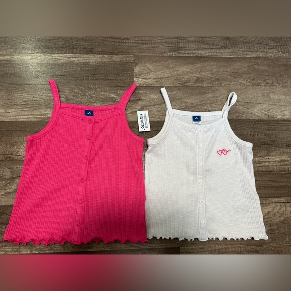 Girls Fitted Tank Tops Set - Picture 1 of 8